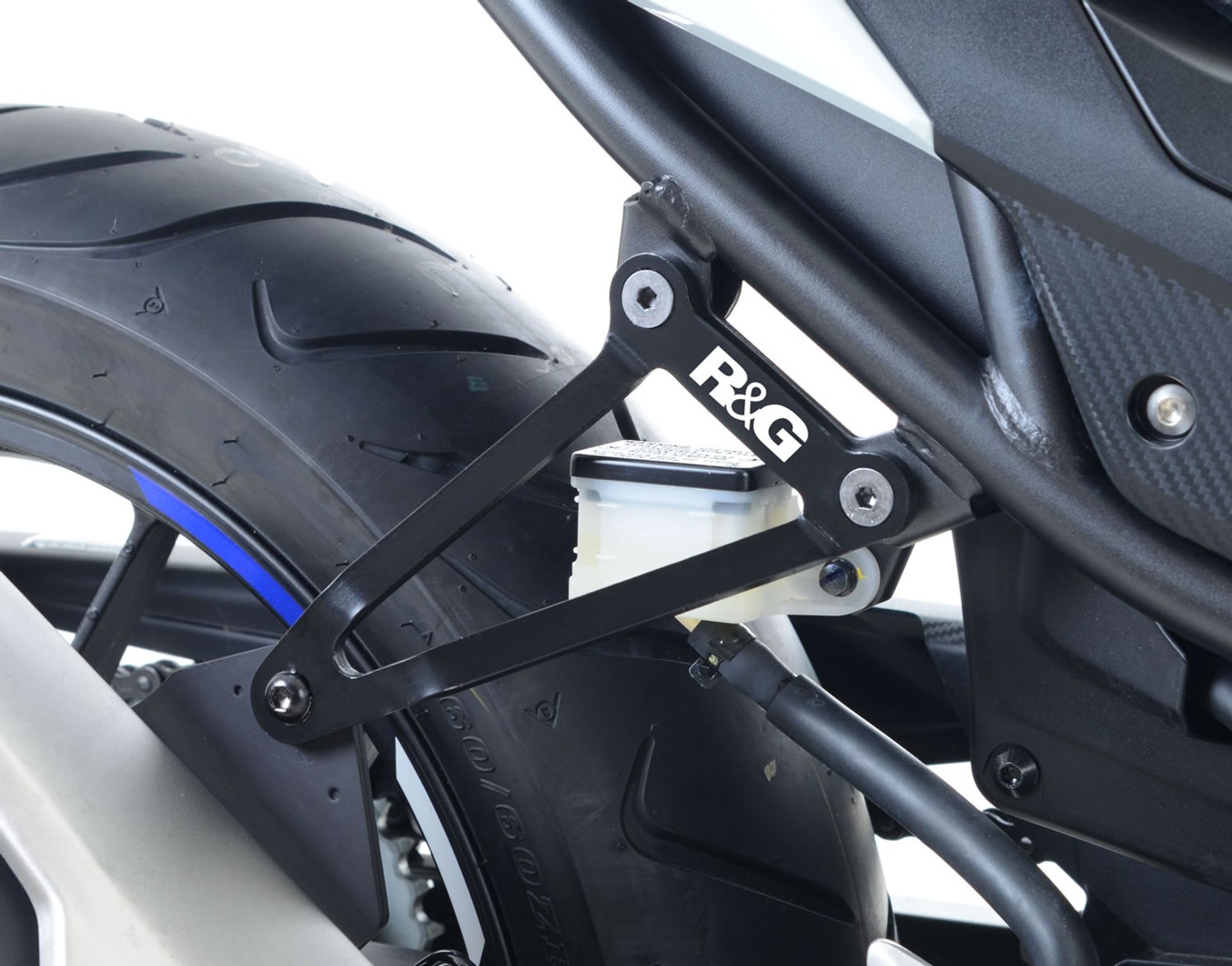 R&G Racing Exhaust Hanger & Left Hand Footrest Blanking Plate (kit) for Honda CBR500R / CB500F '16-'21 R&G Racing Exhaust Hanger & Left Hand Footrest Blanking Plate (kit) for Honda CBR500R / CB500F '16-'21